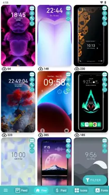 Themes, Wallpapers, Icons android App screenshot 1